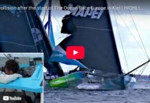 Video: Colisión tras el inicio de The Ocean Race Europe en Kiel Colisión tras el inicio de The Ocean Race Europe