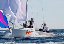 J70 en las Barcelona Winter Series – HSN Sailing Team líder provisional. J70 Barcelona Winter Séries