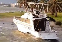 Temporal en Punta del Este