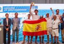 España consigue trofeo en todas las categorías del Mundial de J70, en Cascais J70