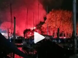 INCENDIO EN EL CLUB NÁUTICO OLIVOS