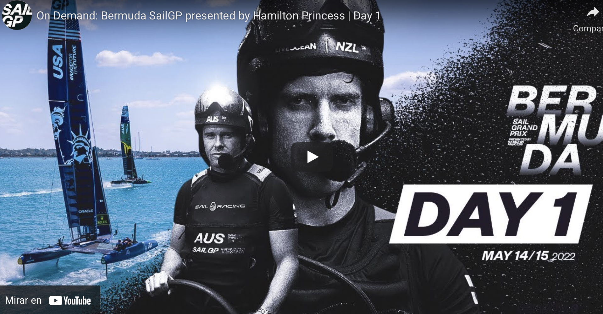 Video SailGP Bermuda Sail Grand Prix Day 1 NAUTICA NEWS